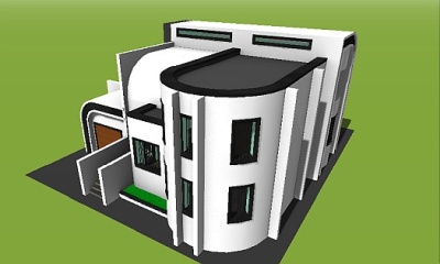 model bold-3d-house-plan-with-radical-antidesign