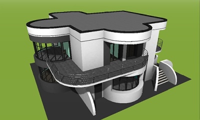 model 3d-house-plan-in-modern-style