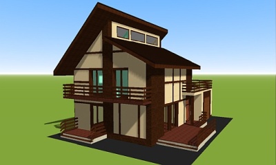 model 3d-house-plan-style-half-timbered