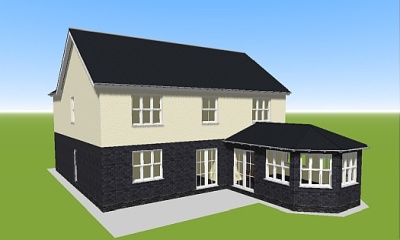 model 3d-house-plan-ergonomic-small-project