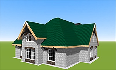 model 3d-layout-of-provencal-style-house