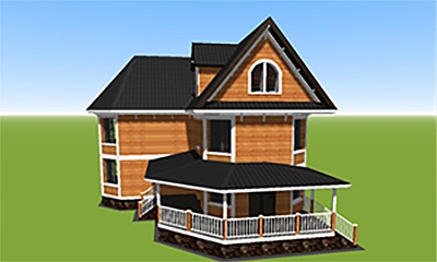 model 3d-floor-plan-for-house-in-victorian-style