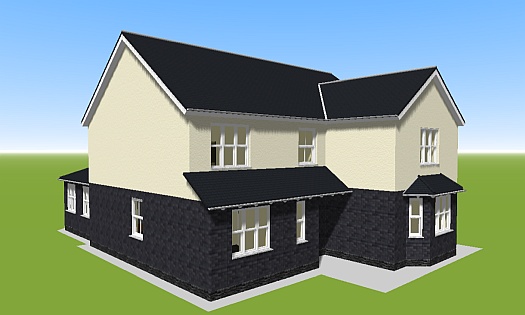 House plan16 ceramic brick