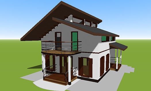 House plan4 brick