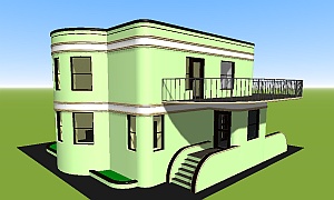 3d-house-plan-with-big-balcony