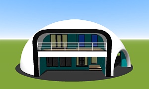 futuristic-domed-house-with-balconies