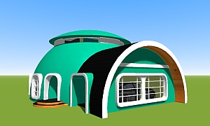 3d-layout-of-dome-shaped-house