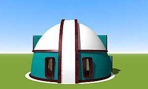 3d-layout-domed-house-in-form-egg