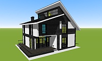 3d-plan-of-small-house-with-mansard